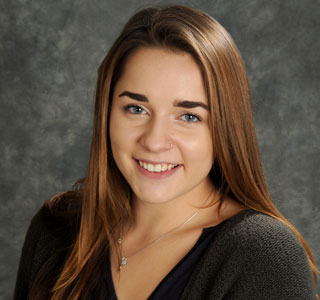 school portrait of young woman