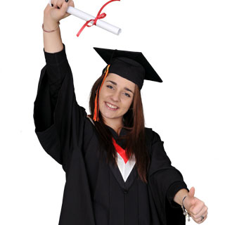 Teenage Girl Graduate